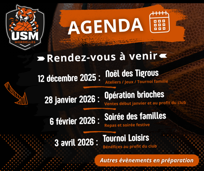 A vos agendas !