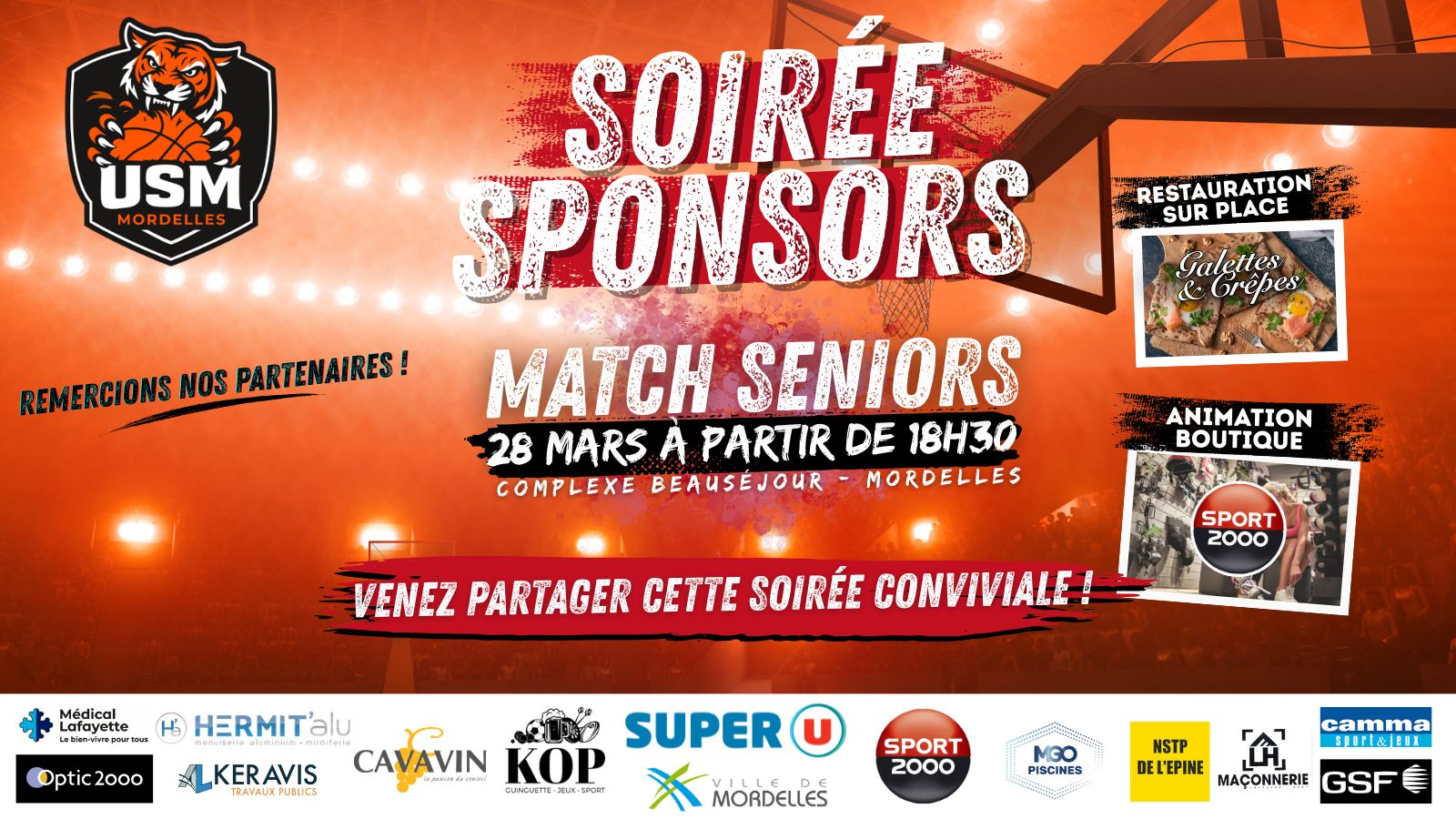 Soirée Sponsors – Remercions nos partenaires !